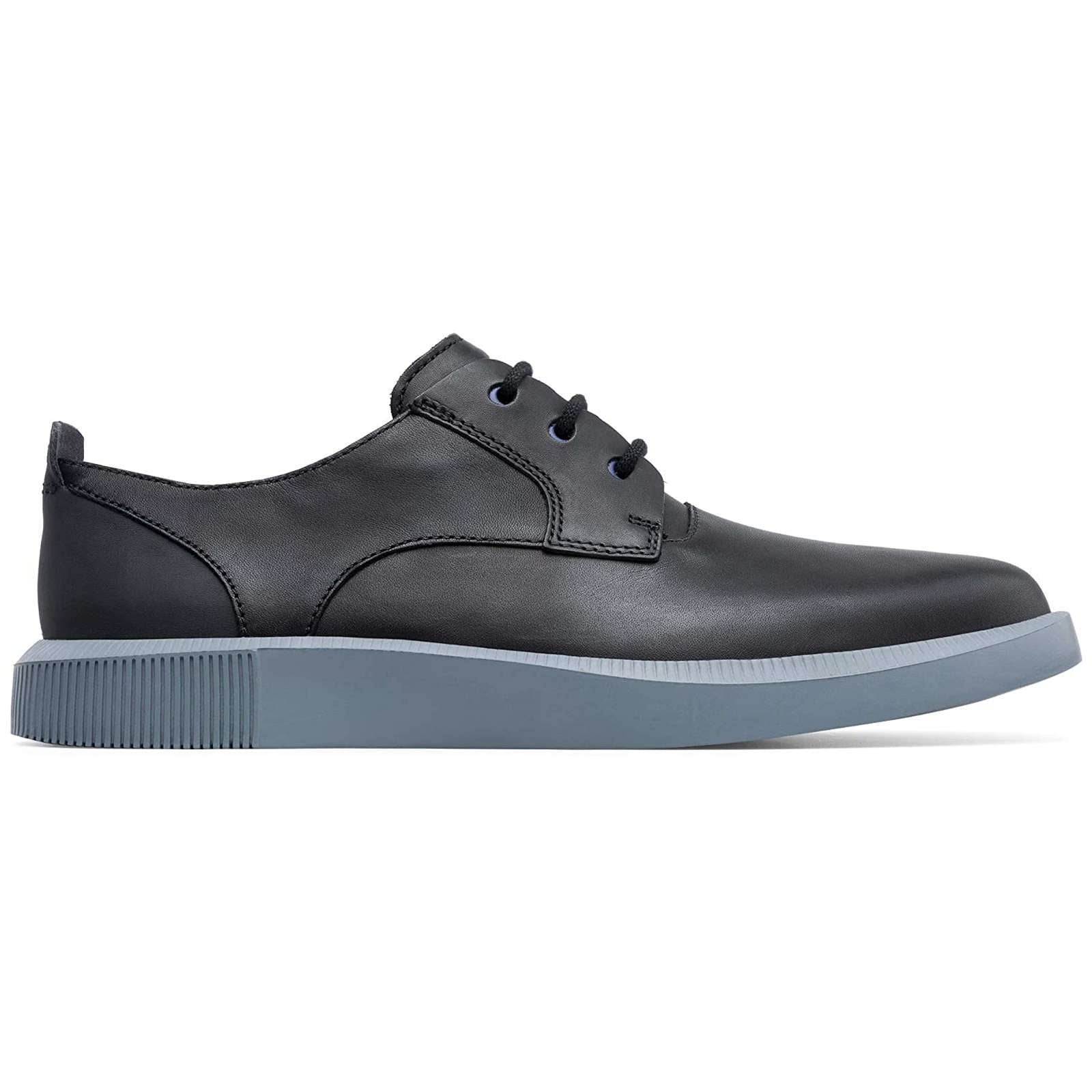 Camper Men’s Smith K100478 Shoes – Black Leather & Textile, US Size 11 – Comfortable, Flexible & Easy To Wear