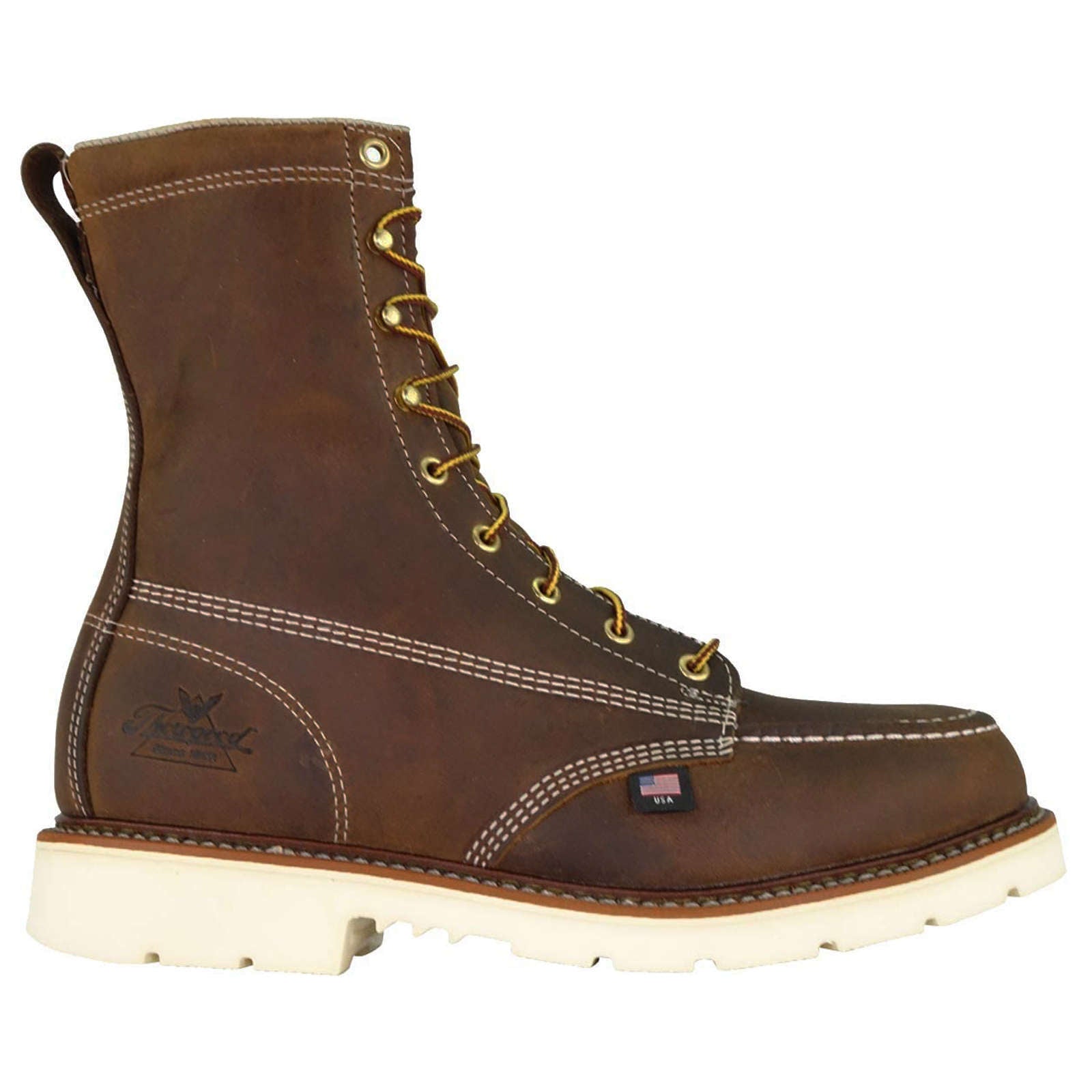 Thorogood American Heritage 8 Inch Men's Safety Toe Boots#color_brown