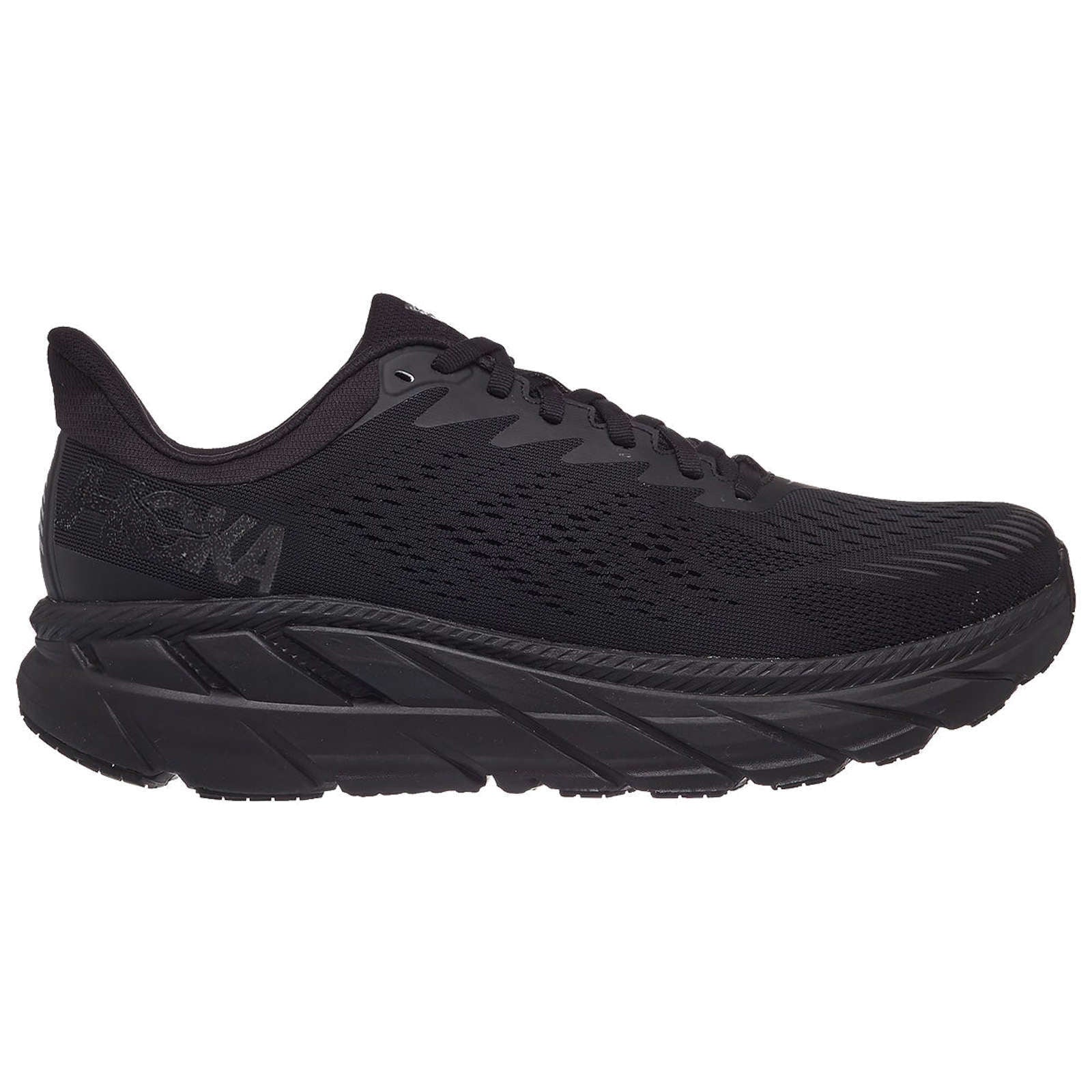 Hoka Clifton 7 Mesh Men's Running Shoes#color_black black