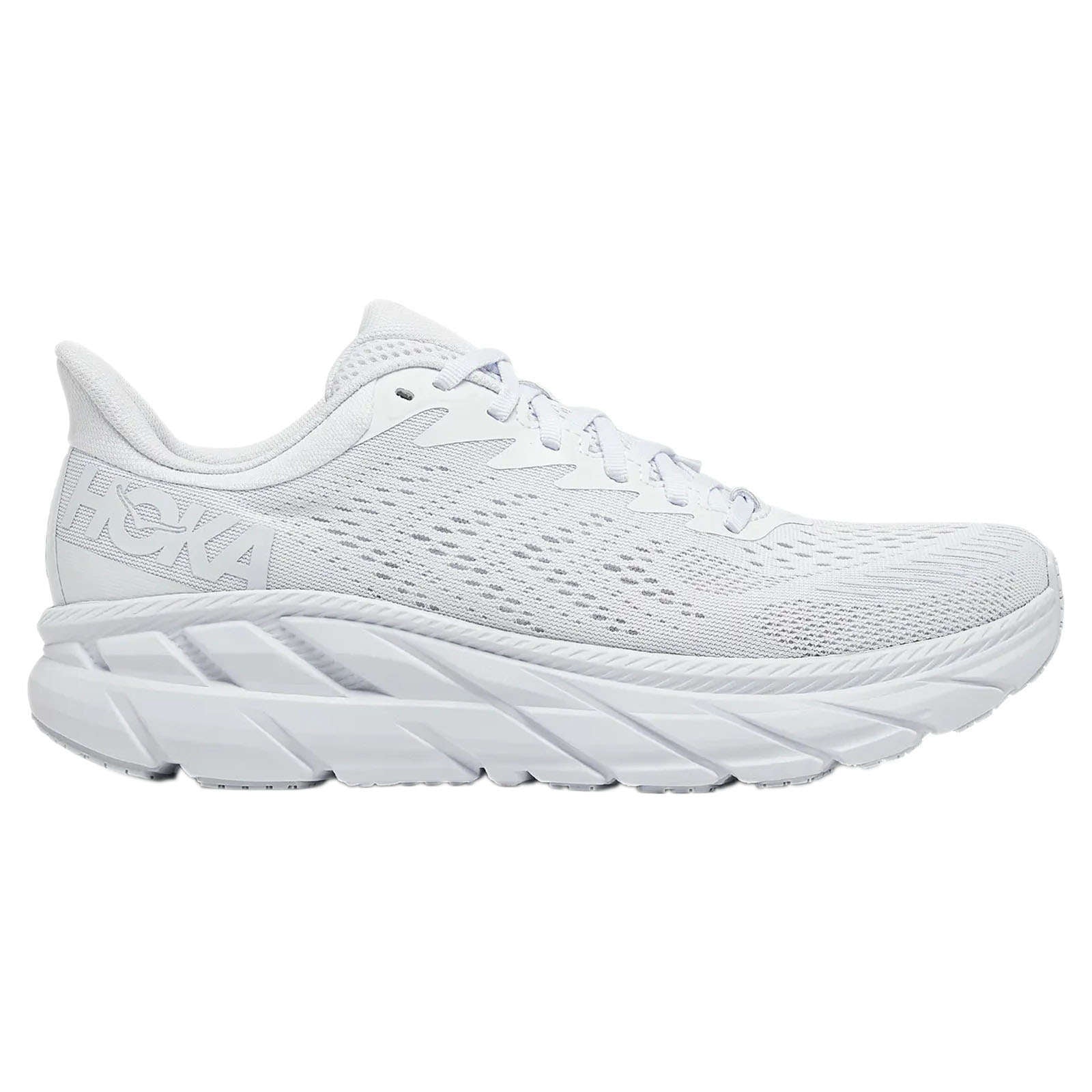 Hoka Clifton 7 Mesh Men's Running Shoes#color_white white