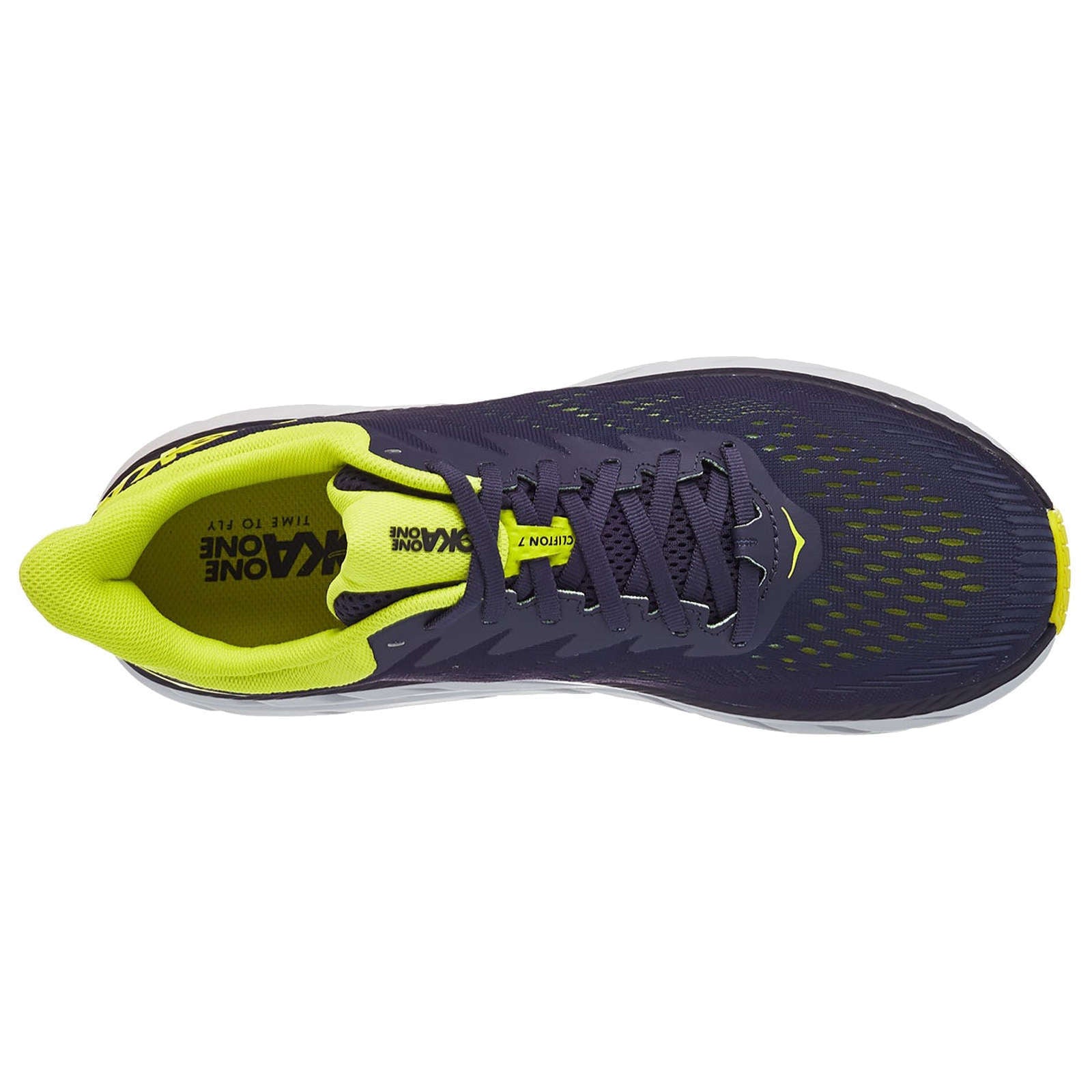Hoka Clifton 7 Mesh Men's Running Shoes#color_odyssey grey evening primrose