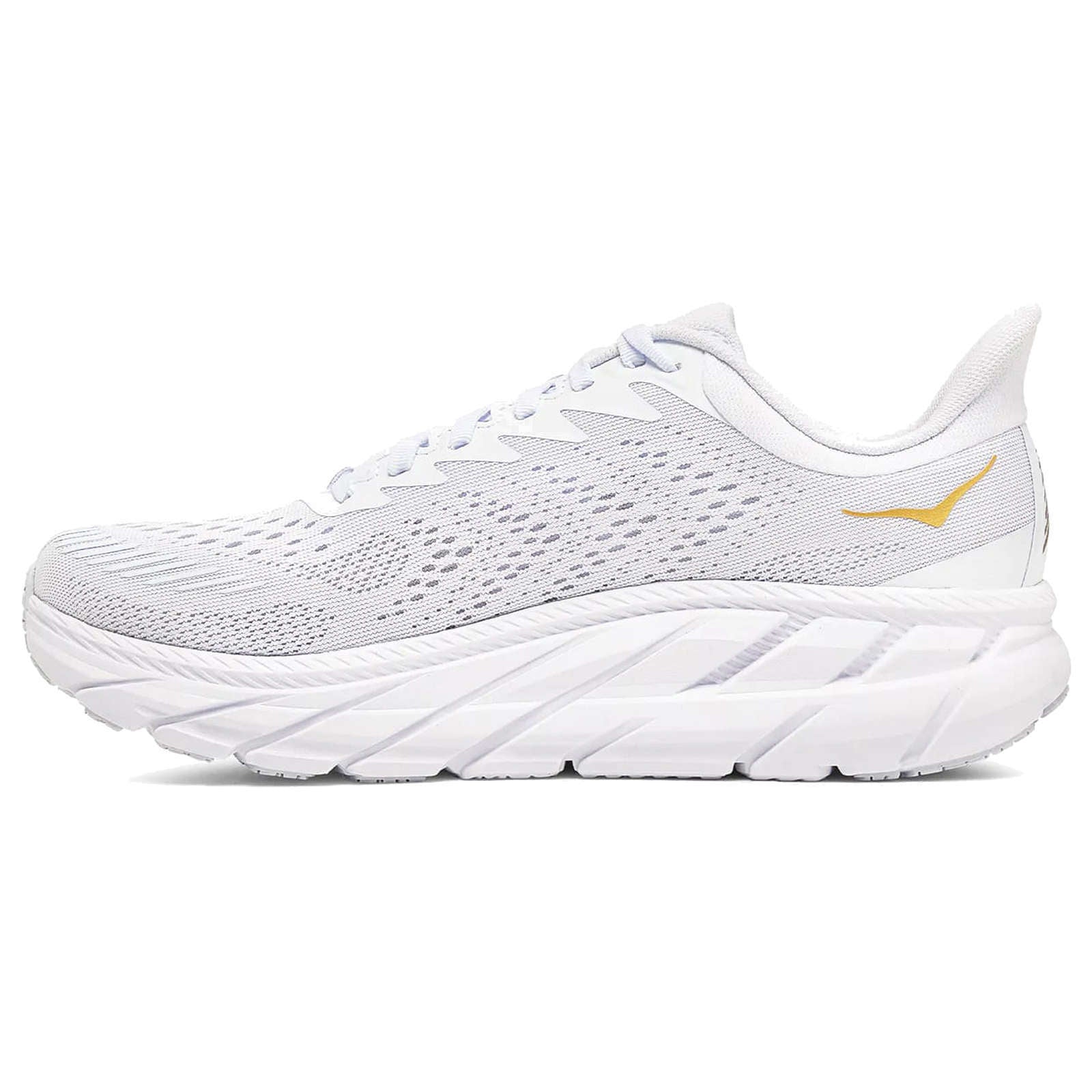 Hoka Clifton 7 Mesh Men's Running Shoes#color_white golden egg