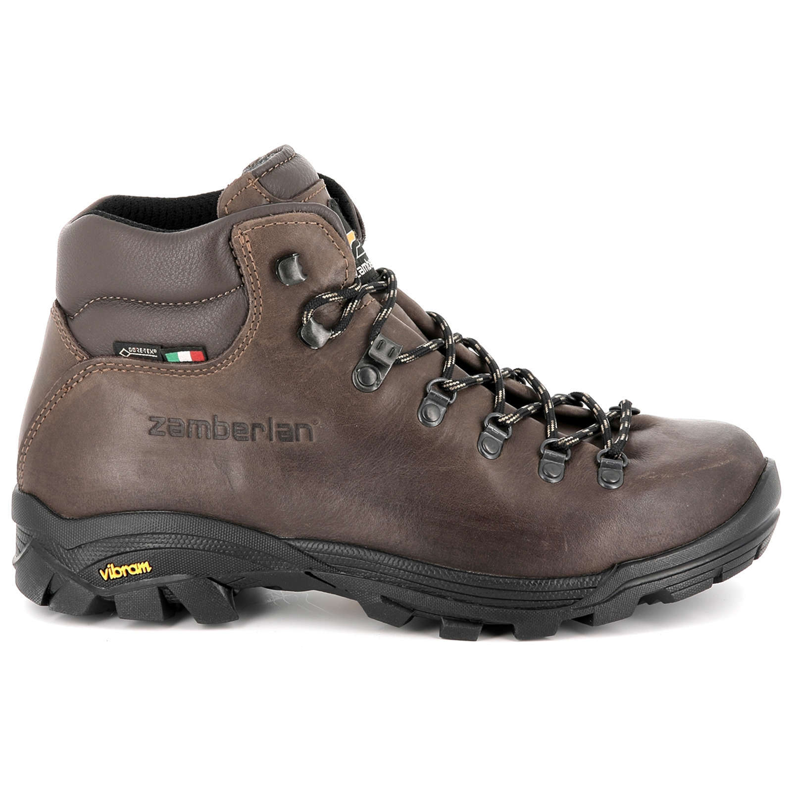 Zamberlan 309 New Trail Lite GTX Leather Men's Water Repellent Hiking Boots#color_waxed chestnut