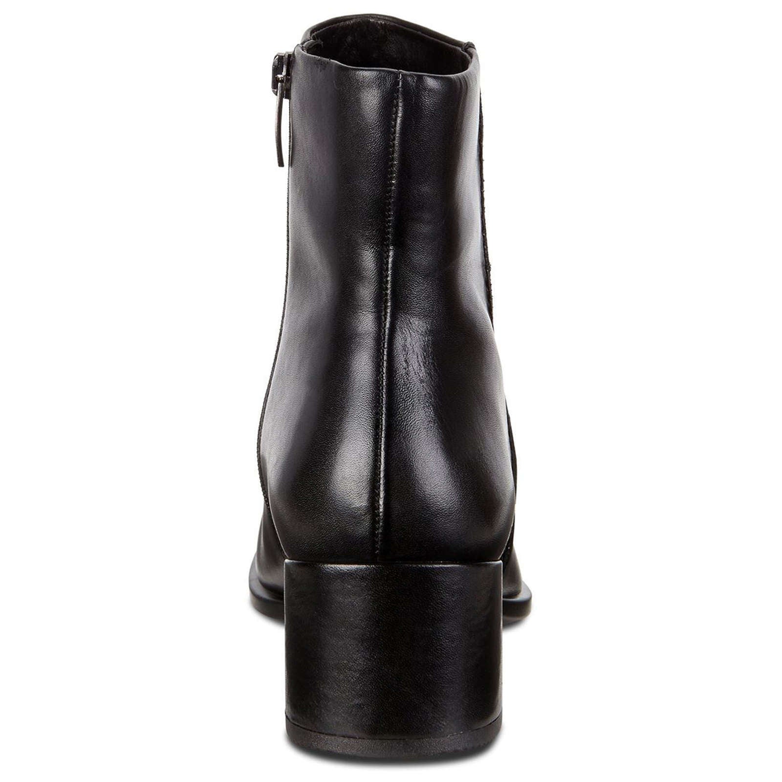 Ecco Shape 35 Block Leather Womens Boots#color_black