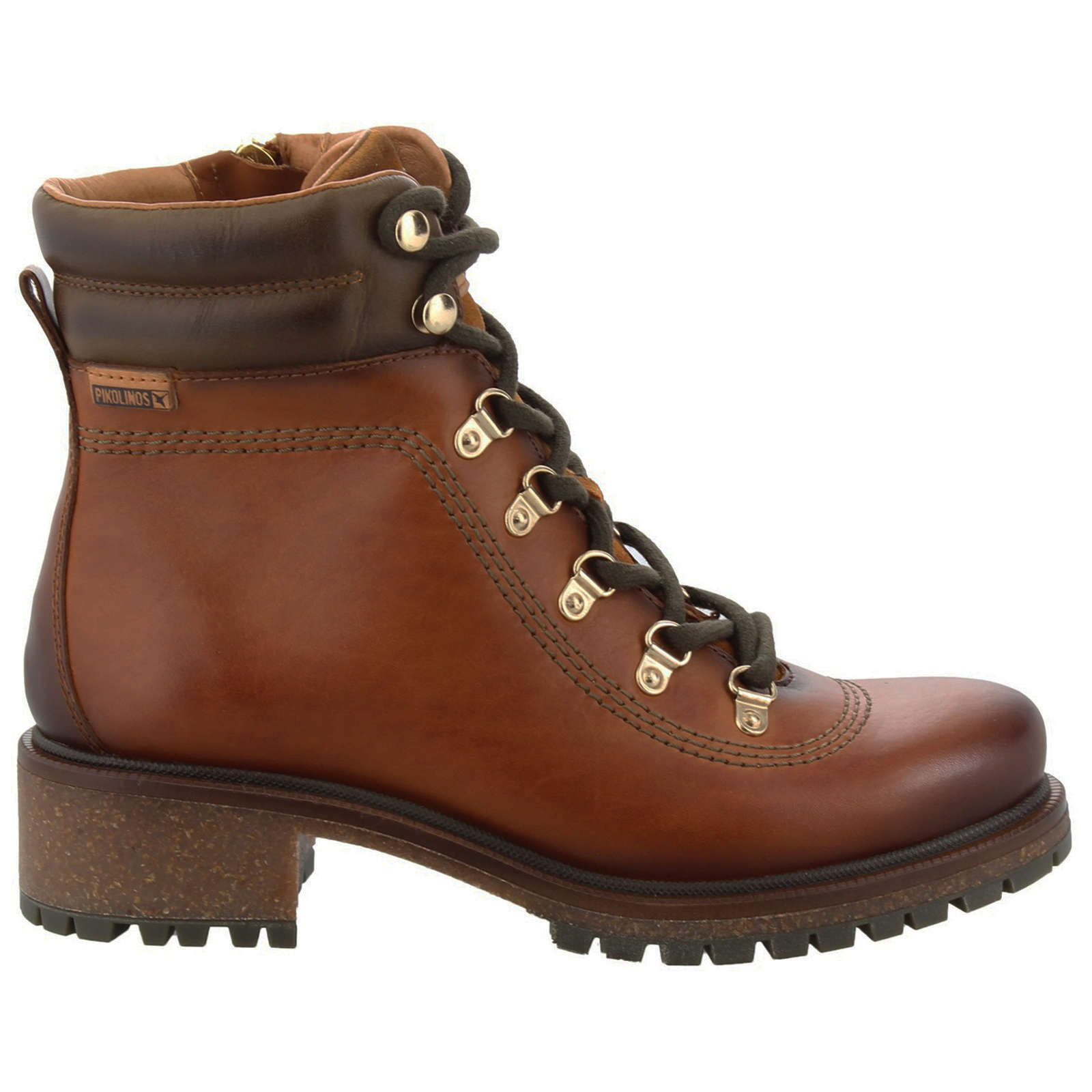 Pikolinos Aspe W9Z-8634C1 Leather Womens Boots#color_brandy