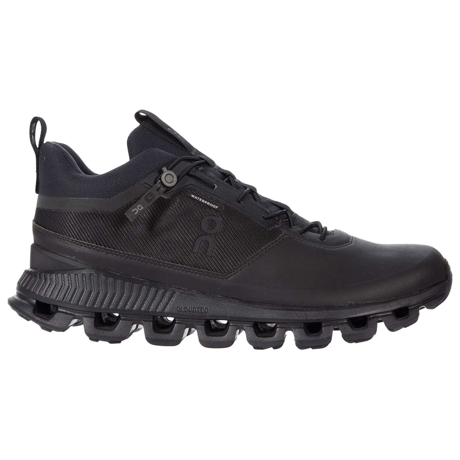 On Cloud Hi Waterproof Mesh Men's Running Shoes#color_black