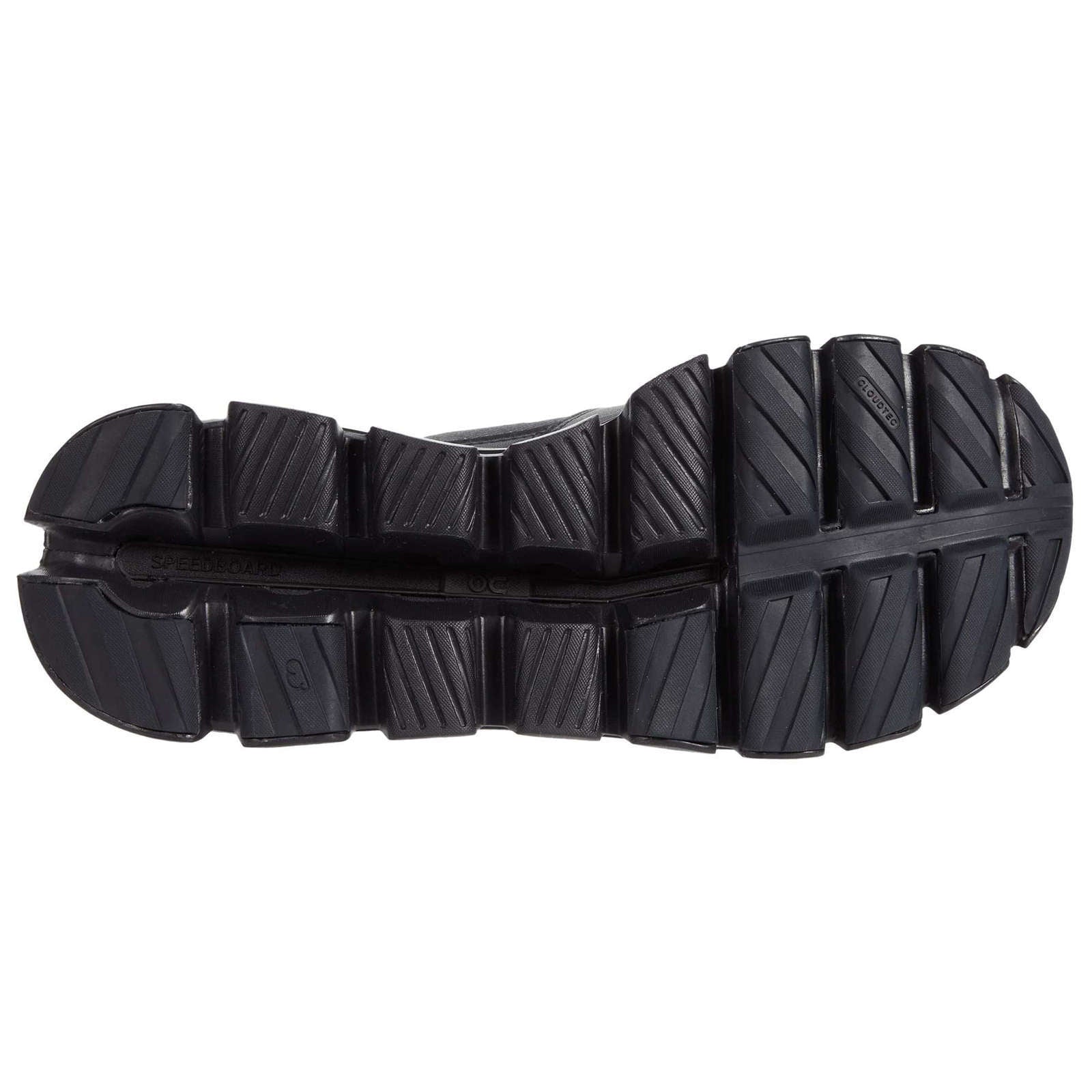 On Cloud Hi Waterproof Mesh Men's Running Shoes#color_black