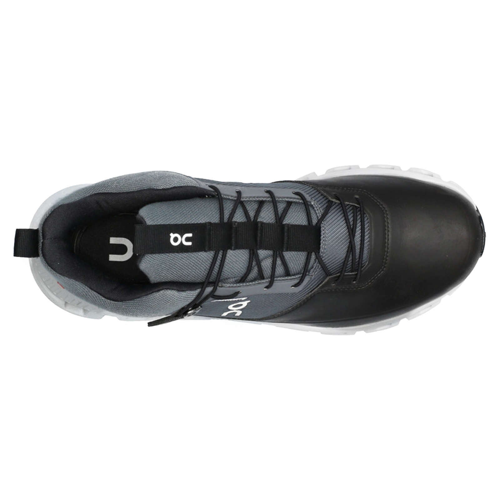 On Cloud Hi Waterproof Mesh Men's Running Shoes#color_rock magnet