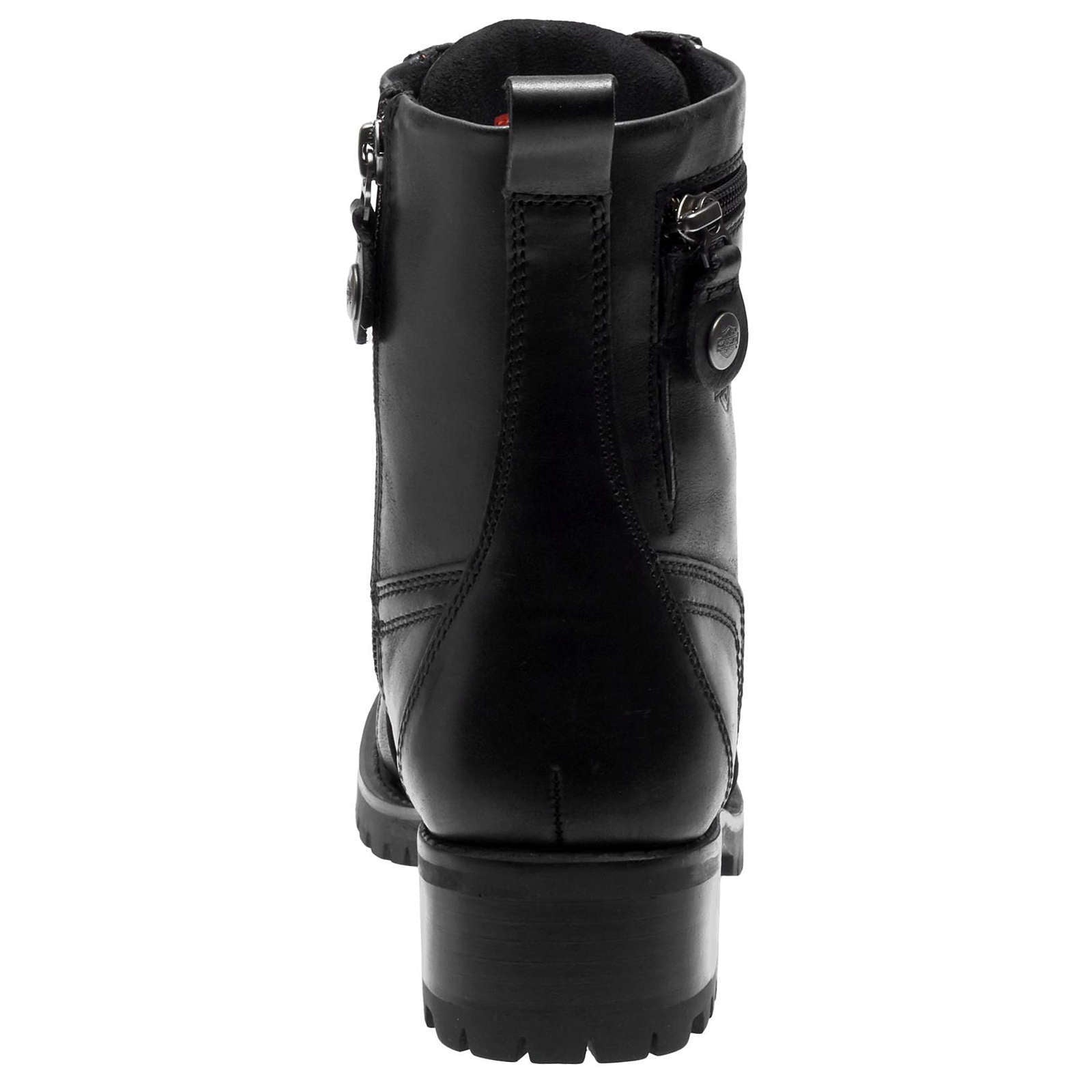 Harley Davidson Keeler Full Grain Leather Women's Riding Boots#color_black