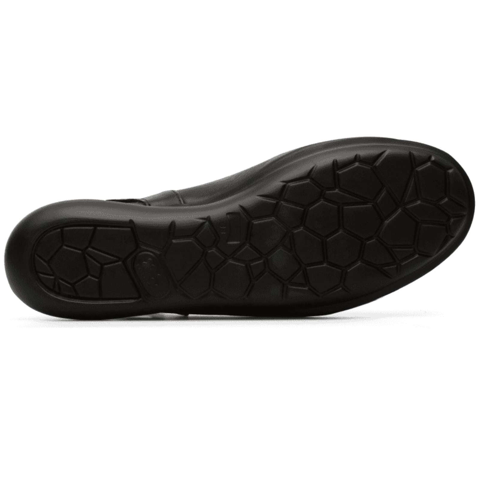 Camper Balloon Smooth Leather Women's Peep Toe Sandals#color_black