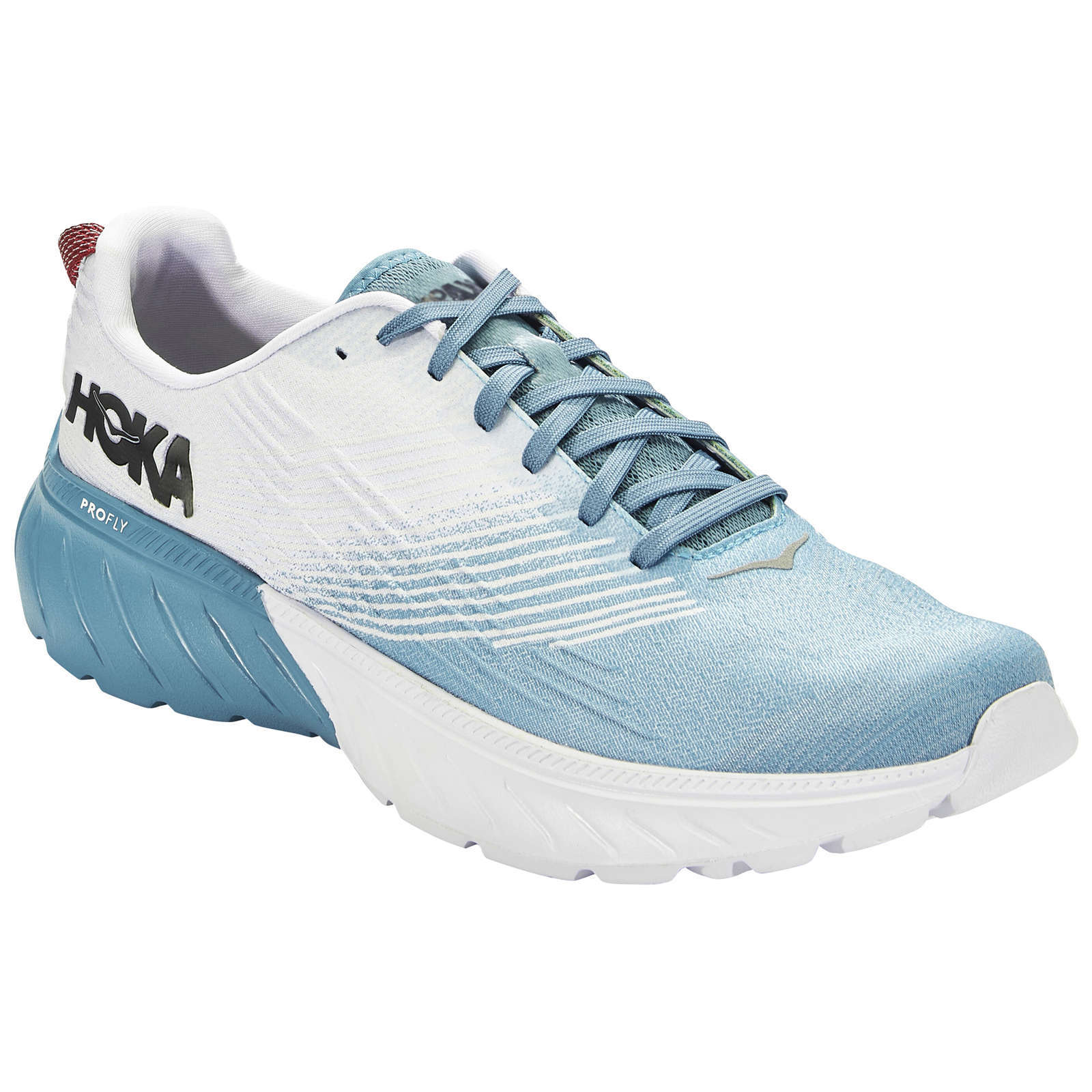 Hoka Mach 3 Mesh Men's Running Shoes#color_blue moon white