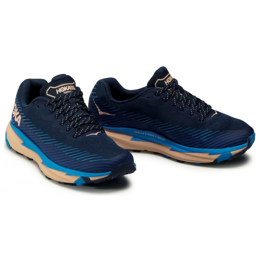 Hoka Torrent 2 Mesh Women's Running Shoes#color_indigo bunting bleached apricot