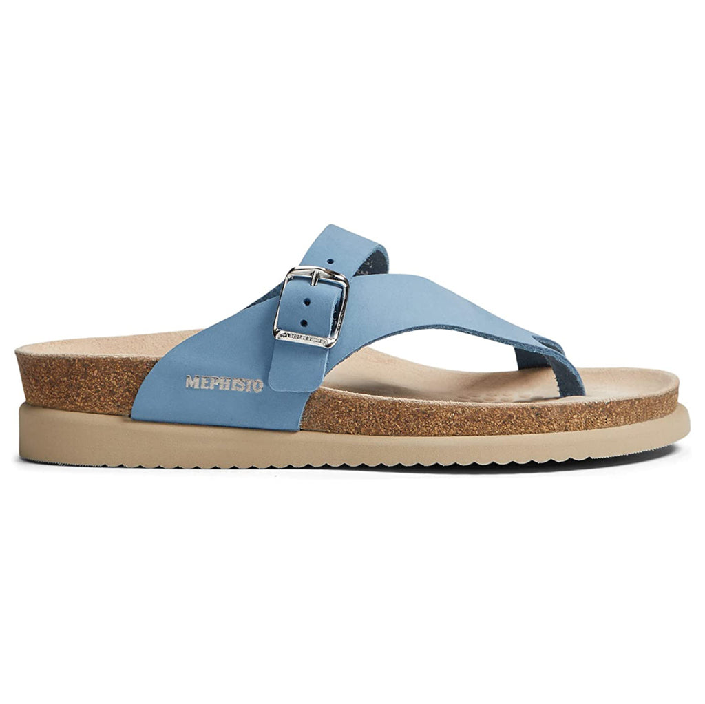 Mephisto Helen Leather Womens Sandals#color_sea blue