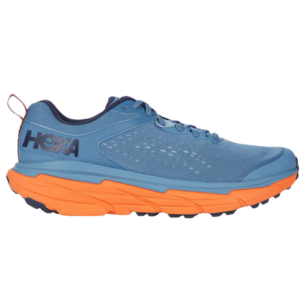 Hoka Challenger ATR 6 Synthetic Textile Men's Running Shoes#color_provincial blue carrot