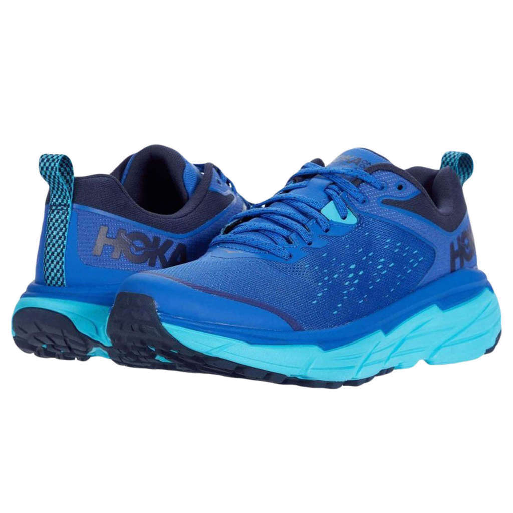 Hoka Challenger ATR 6 Synthetic Textile Men's Running Shoes#color_turkish sea scuba blue