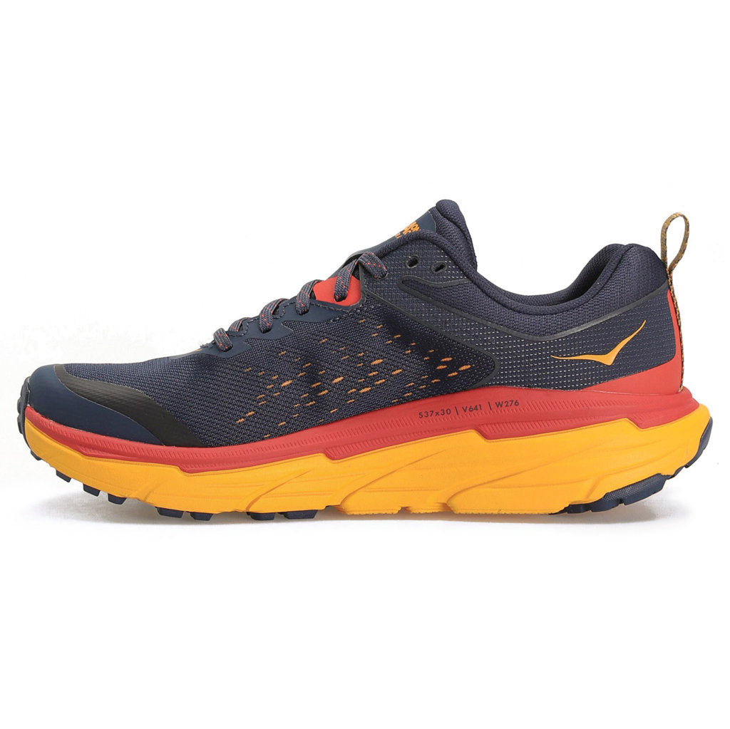 Hoka Challenger ATR 6 Synthetic Textile Men's Running Shoes#color_outer space radiant yellow