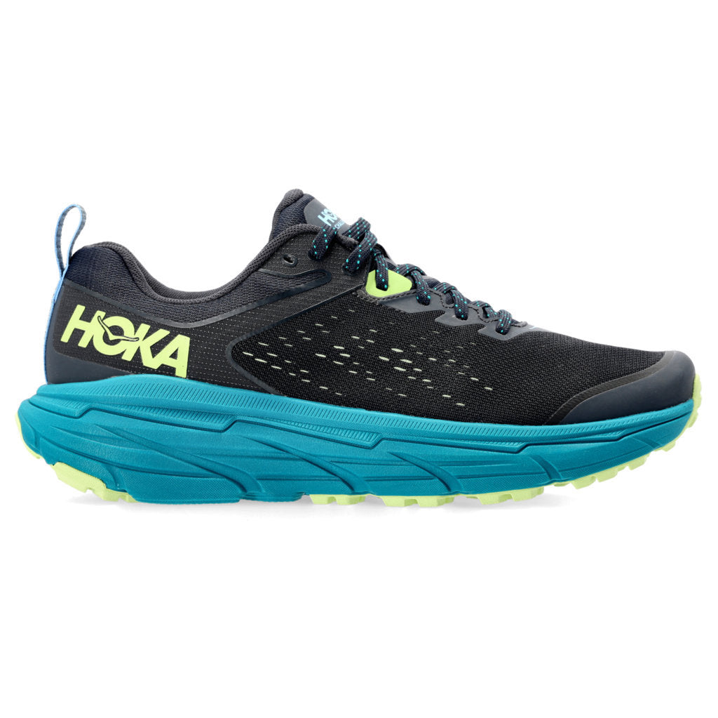 Hoka Challenger ATR 6 Synthetic Textile Men's Running Shoes#color_blue graphite kayaking