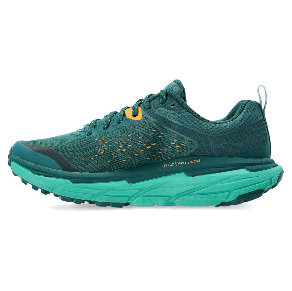 Hoka Challenger ATR 6 Synthetic Textile Women's Running Shoes#color_deep teal water garden