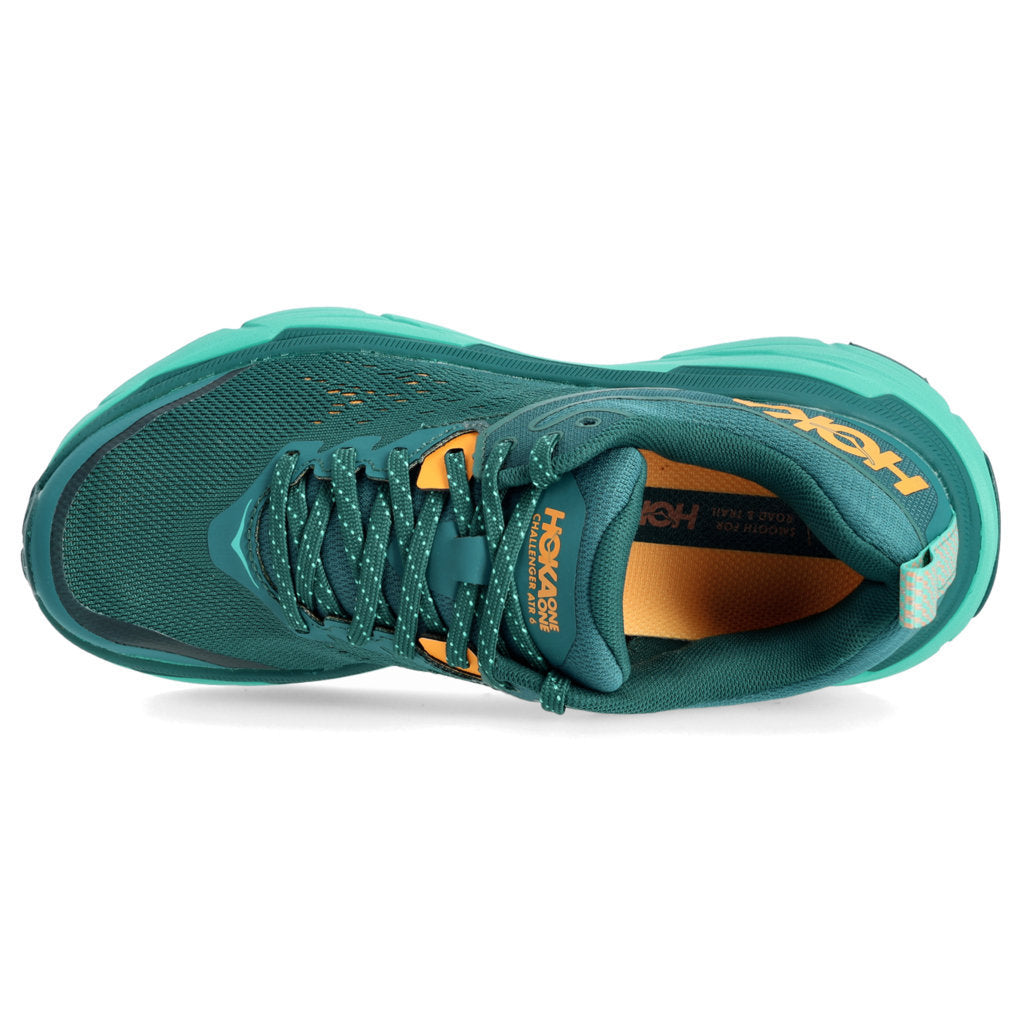 Hoka Challenger ATR 6 Synthetic Textile Women's Running Shoes#color_deep teal water garden