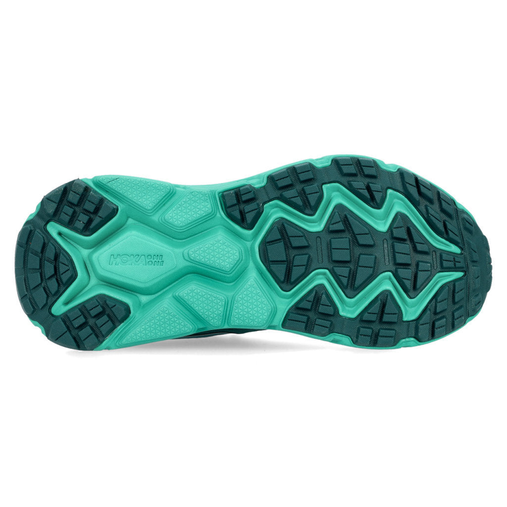 Hoka Challenger ATR 6 Synthetic Textile Women's Running Shoes#color_deep teal water garden