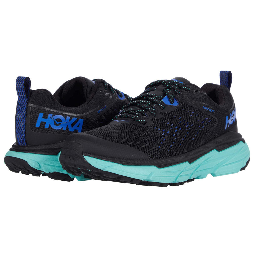 Hoka One One Challenger ATR 6 GTX Synthetic Textile Women's Low-Top Hiking Sneakers#color_black cascade