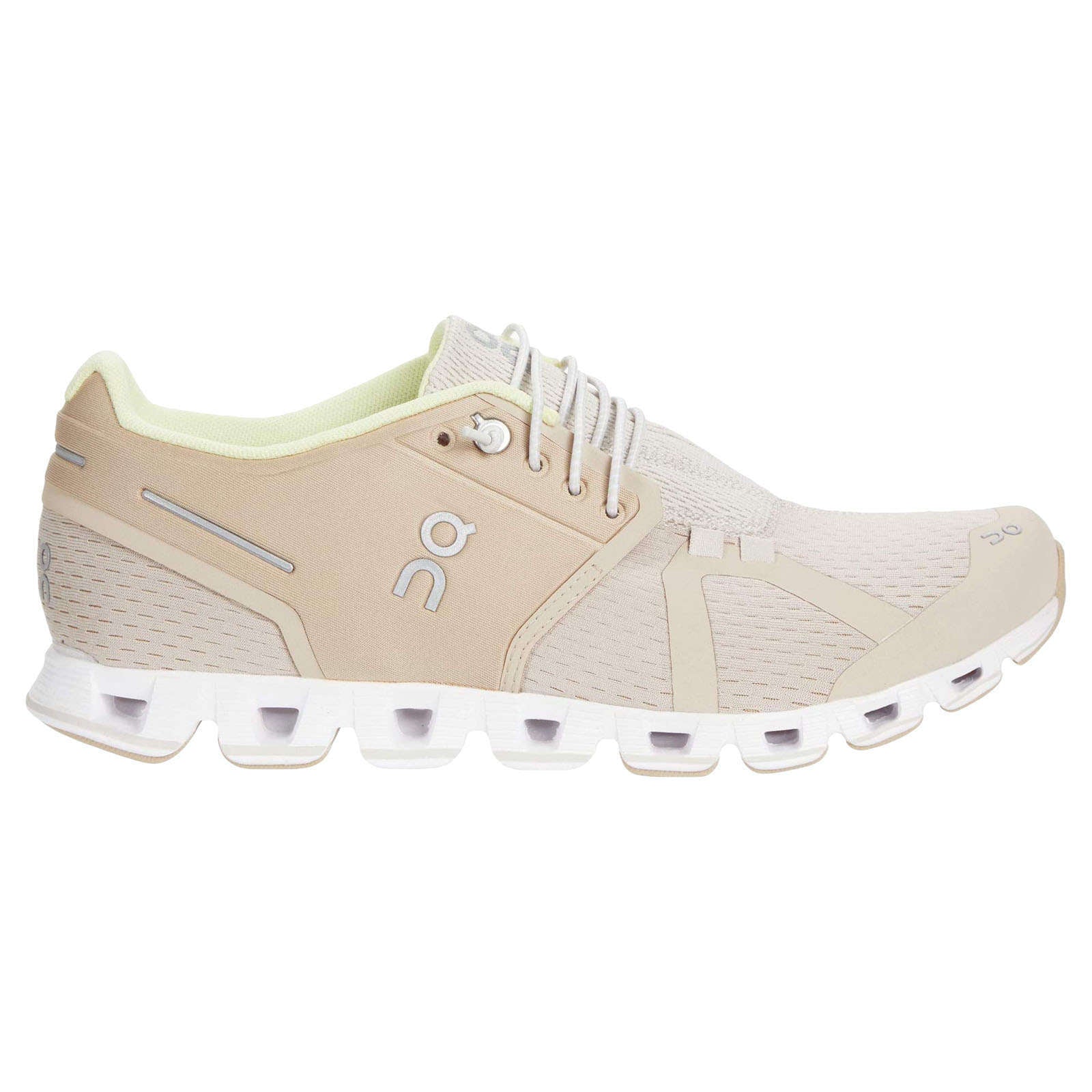 On Cloud Mesh Women's Running Shoes#color_sand pearl