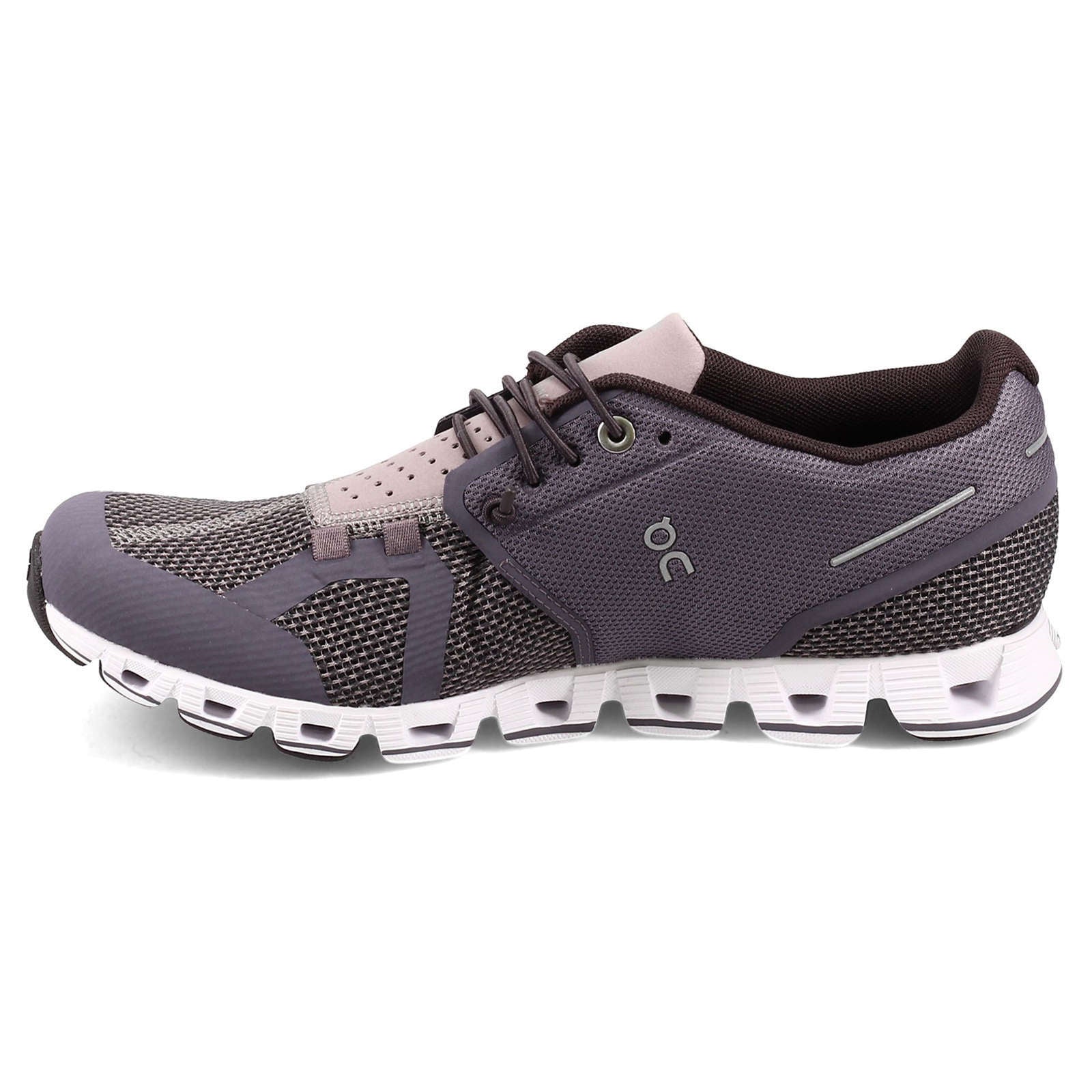 On Cloud Mesh Women's Running Shoes#color_shark pebble