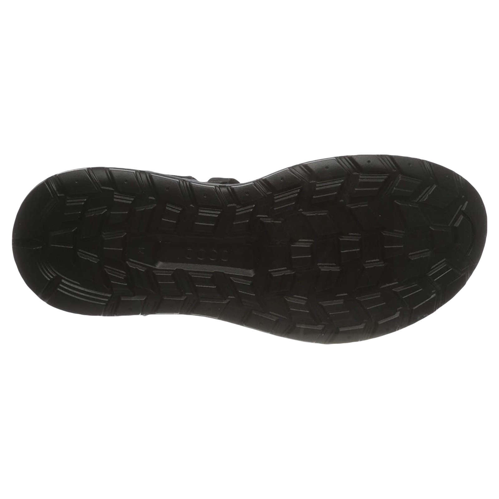 Ecco Exowrap Nubuck Textile Mens Sandals#color_black