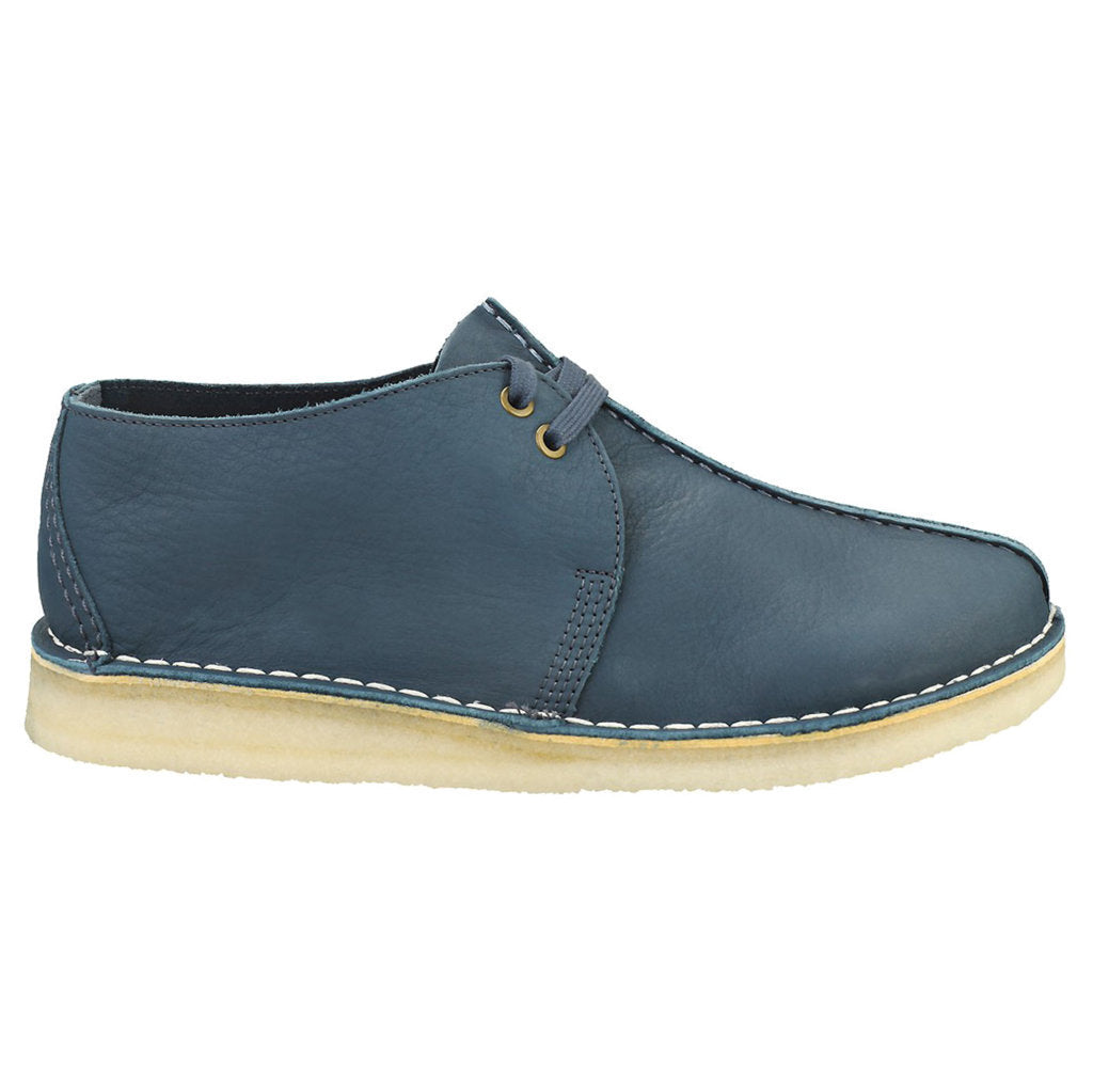 Clarks Originals Desert Trek Nubuck Leather Men's Shoes#color_blue