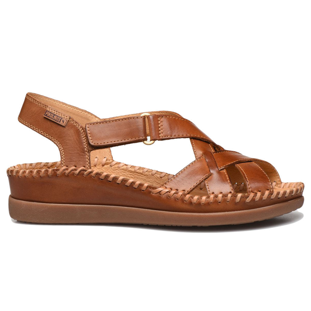 Pikolinos Cadaques W8K Leather Womens Sandals#color_brandy