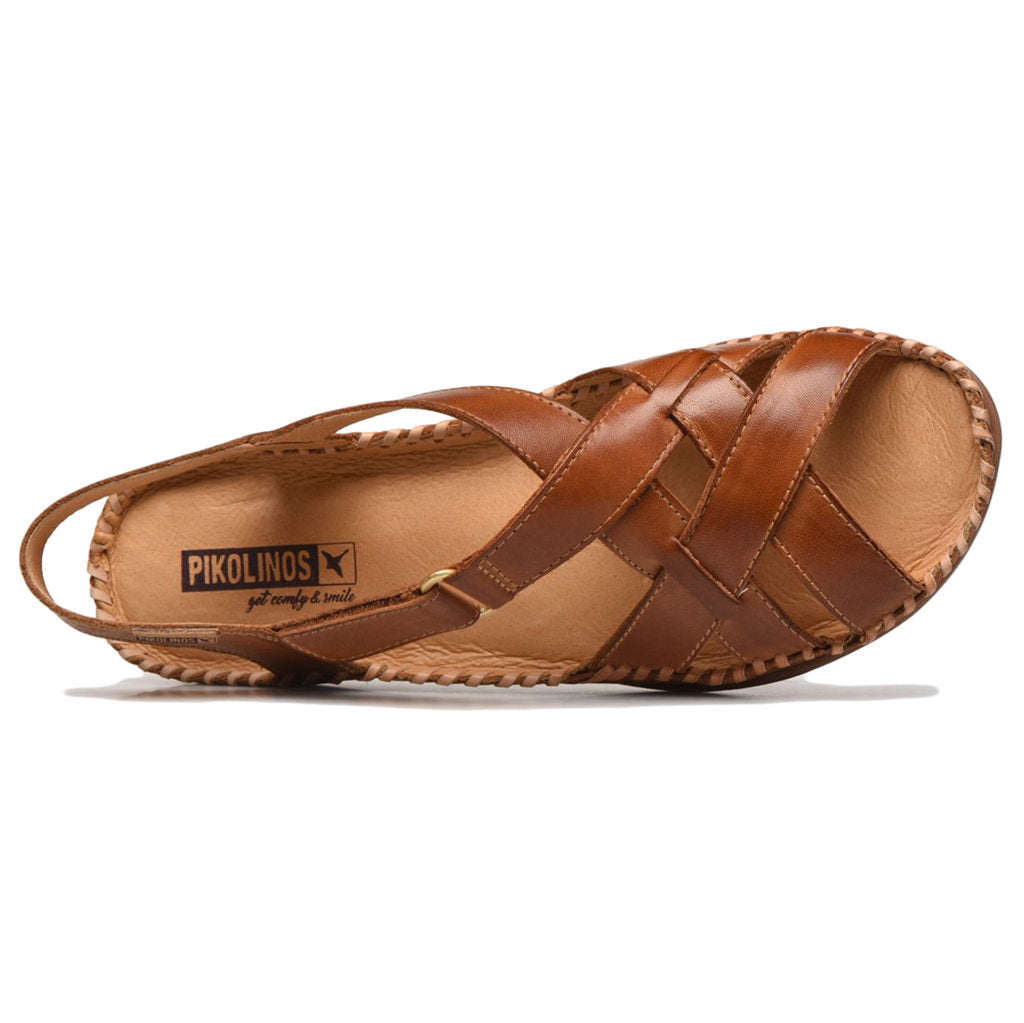 Pikolinos Cadaques W8K Leather Womens Sandals#color_brandy