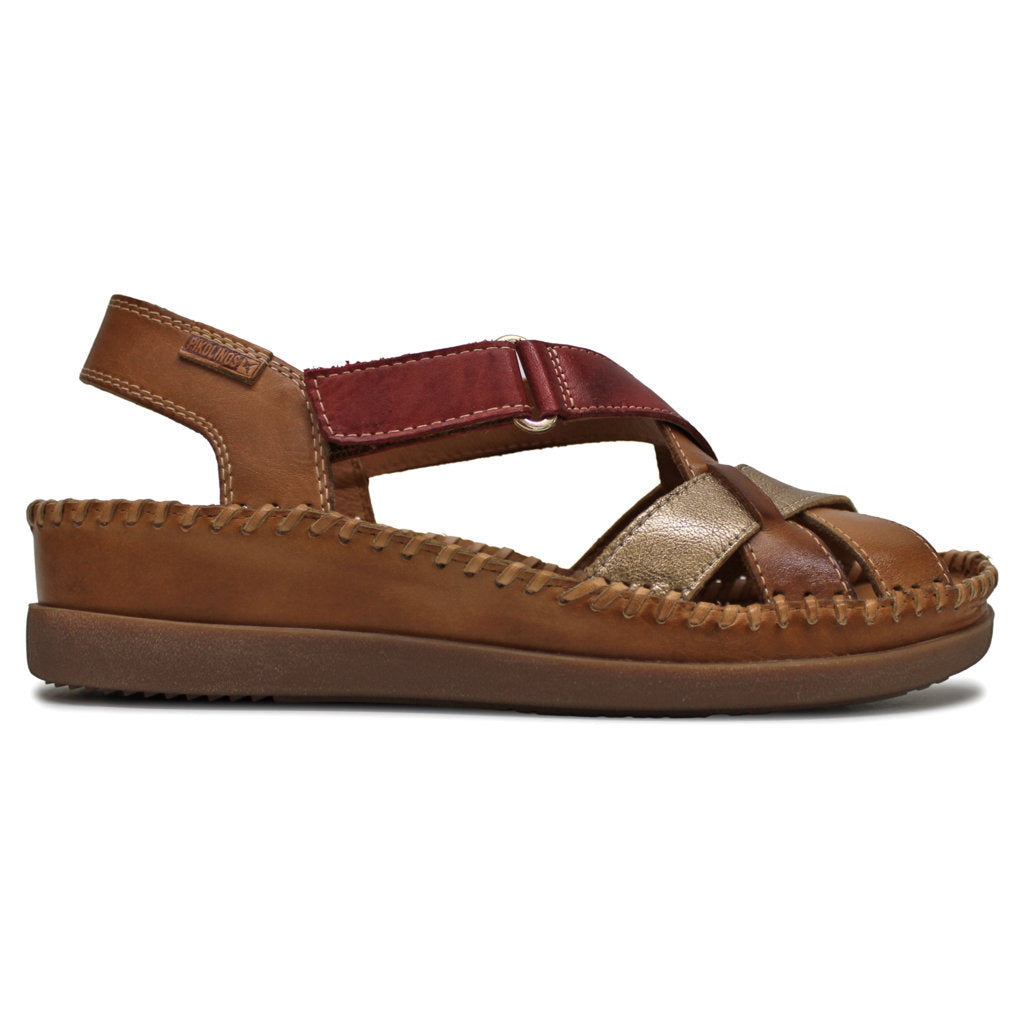 Pikolinos Cadaques W8K Leather Womens Sandals#color_almond