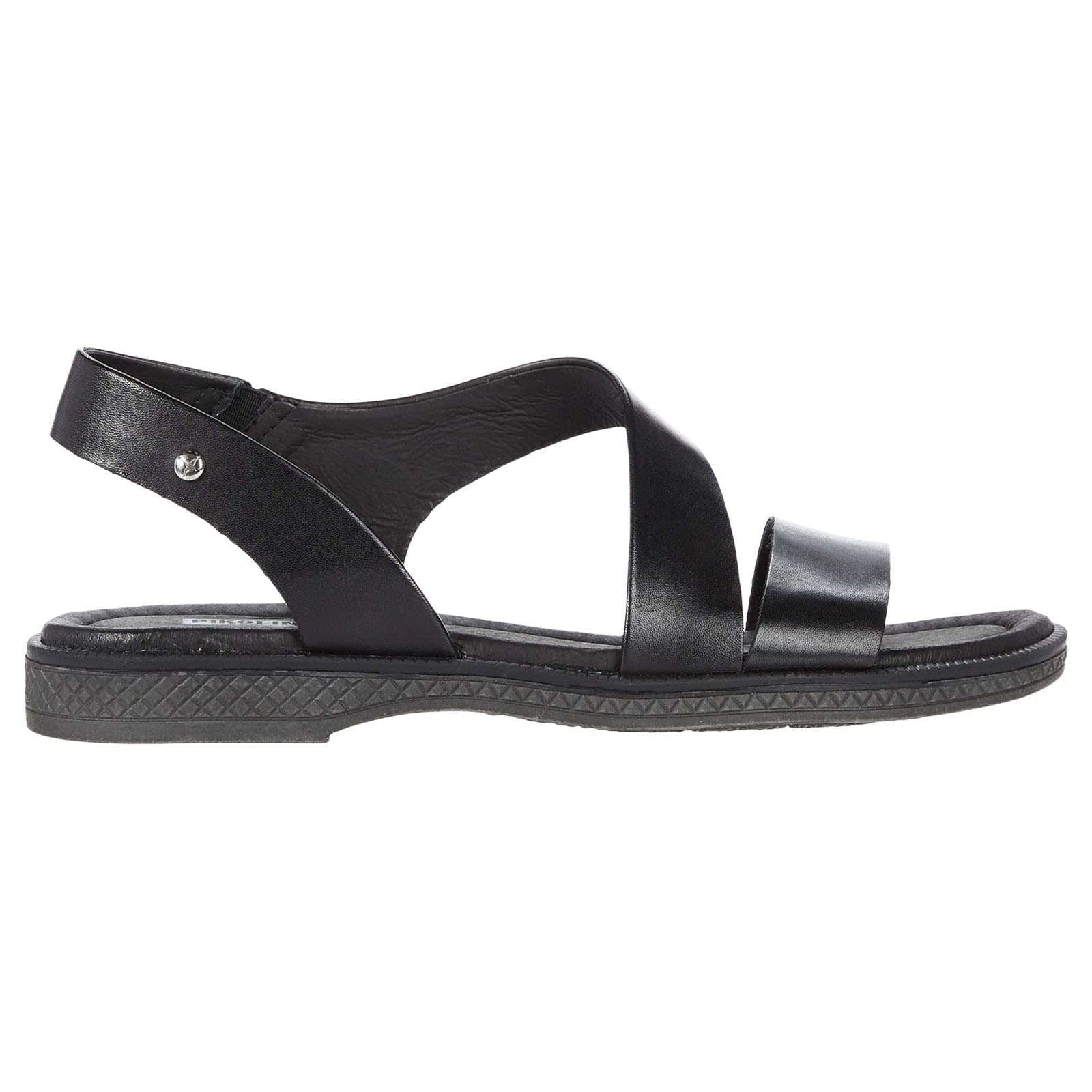 Pikolinos Moraira Leather Womens Sandals#color_black