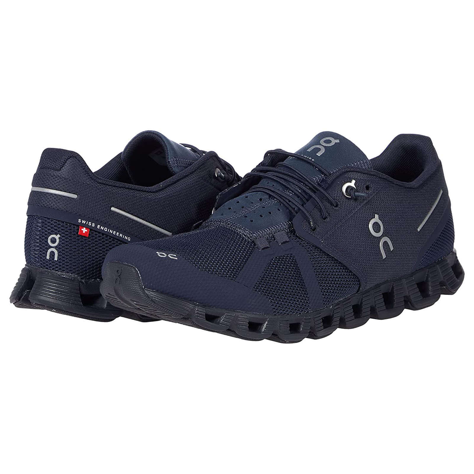 On Cloud Monochrome Textile Men's Running Shoes#color_midnight