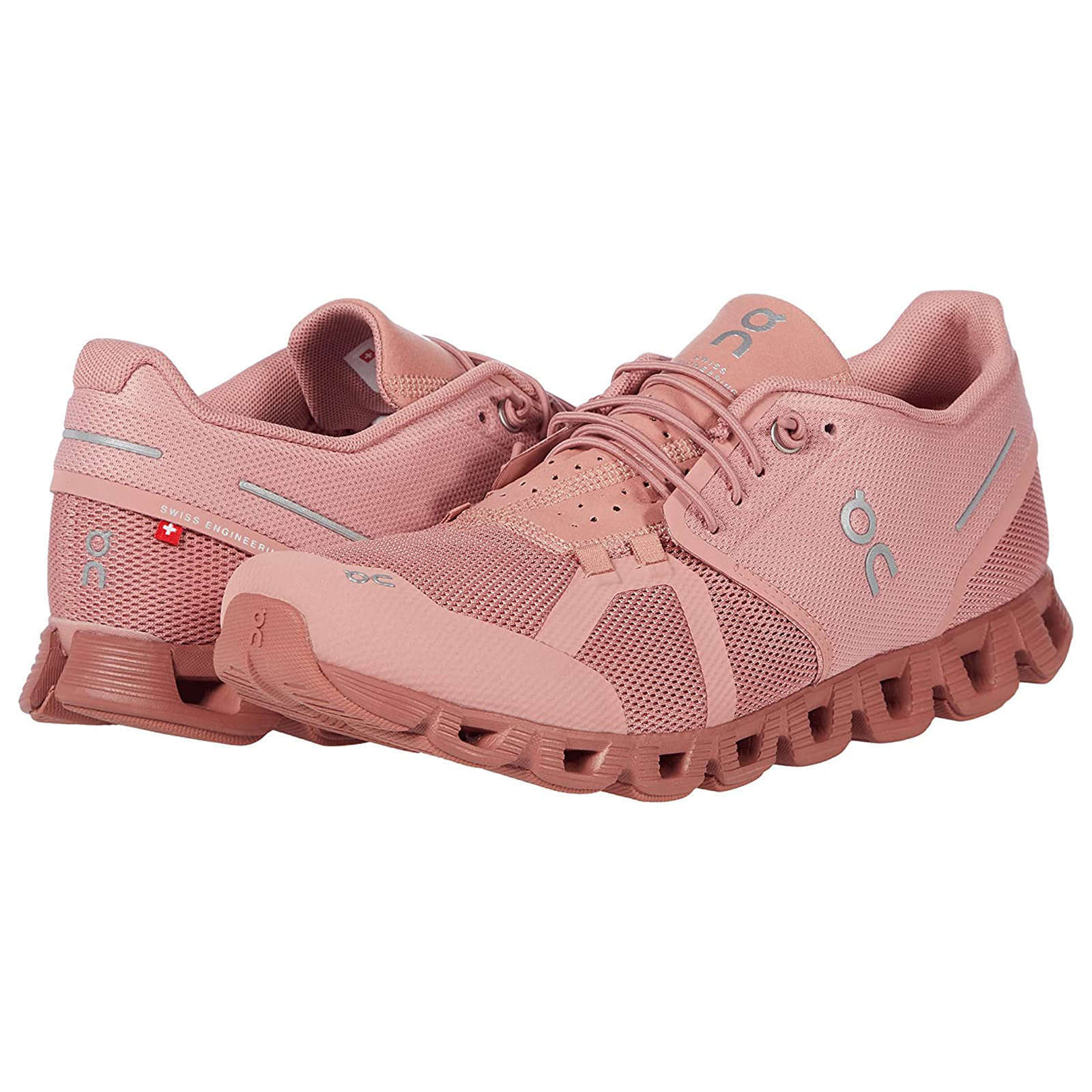 On Cloud Monochrome Textile Men's Running Shoes#color_rose