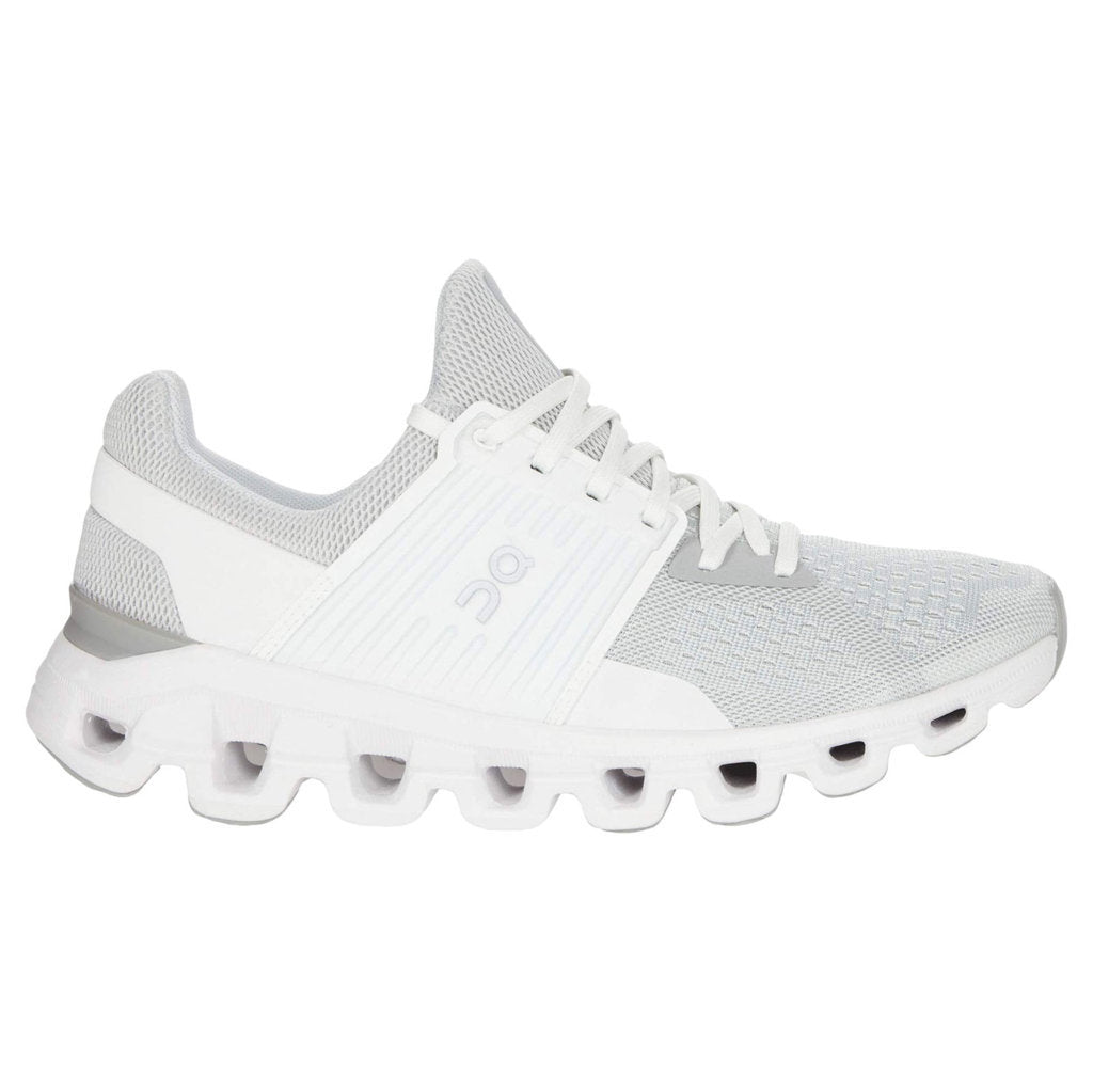 On Running Cloudswift Textile Women's Low-Top Trainers#color_glacier white