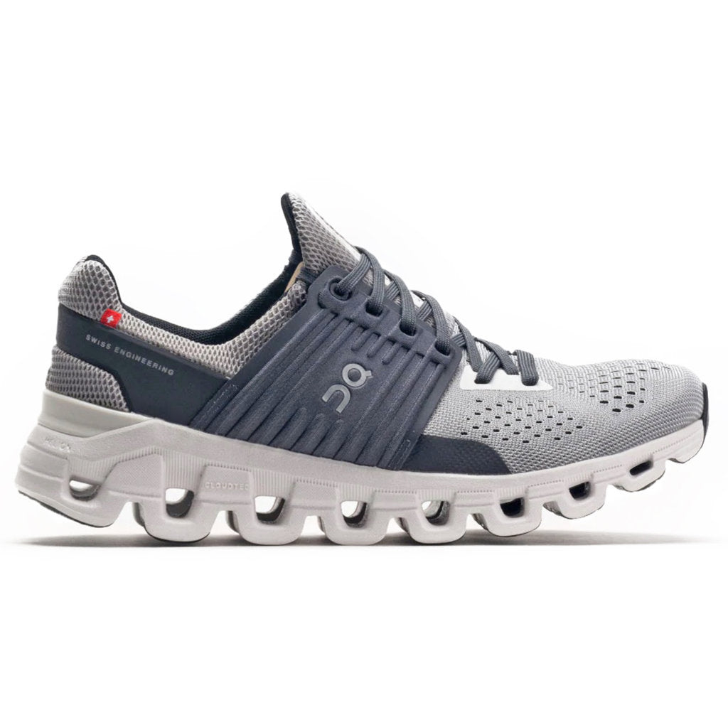 On Running Cloudswift Textile Women's Low-Top Trainers#color_alloy eclipse