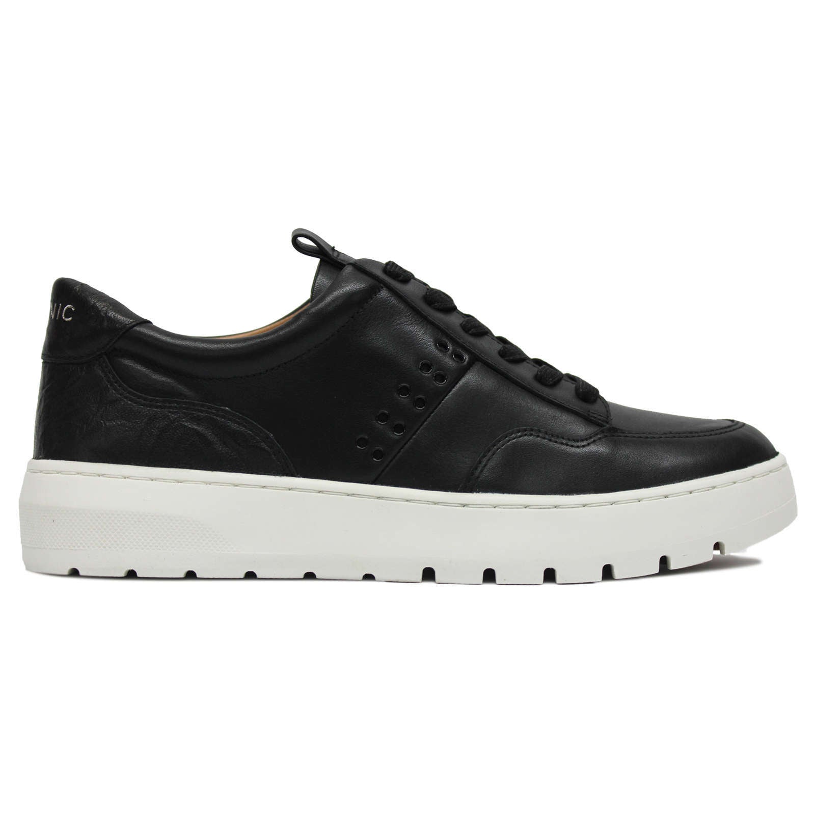 Vionic Abyss Ysenia Leather Womens Trainers#color_black