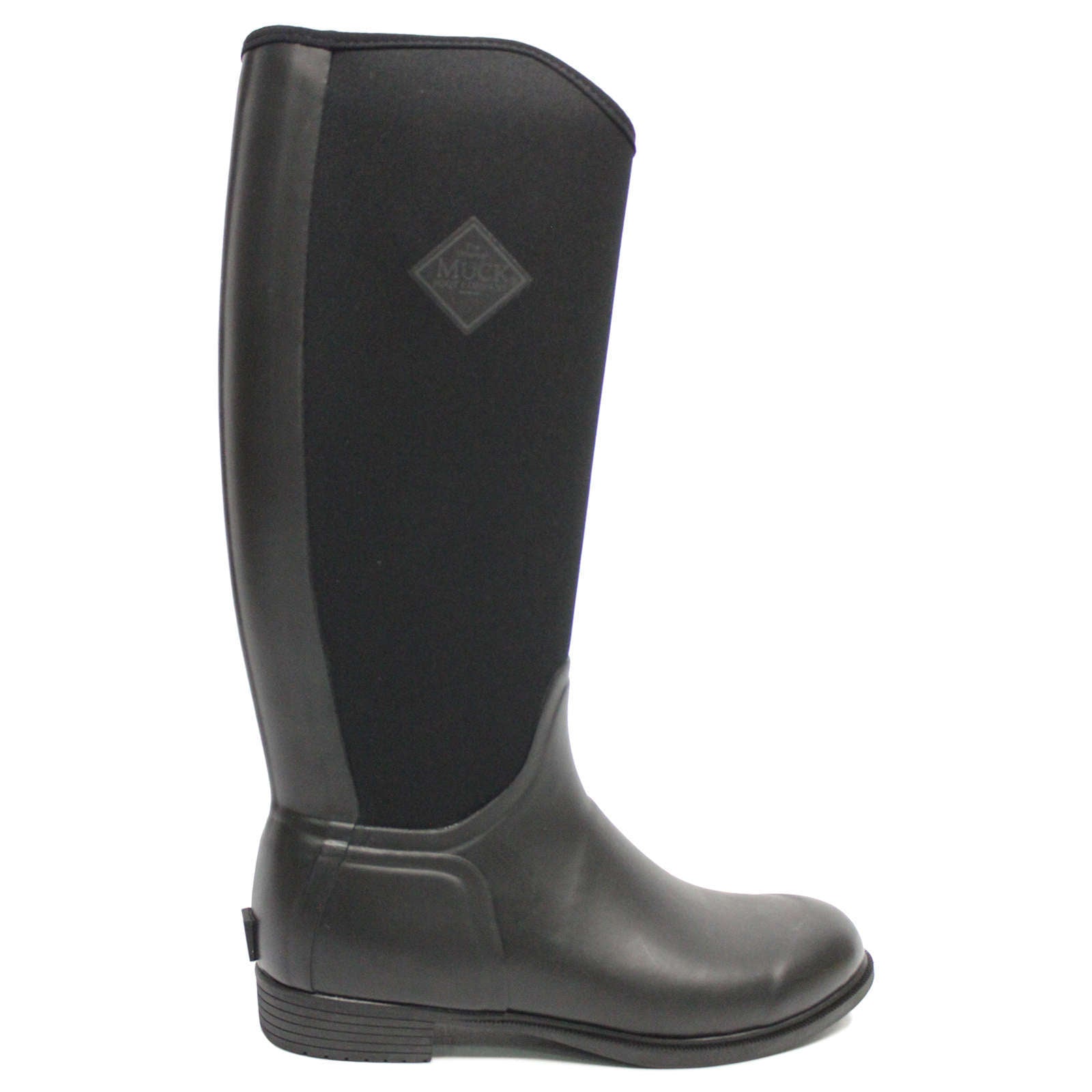 Muck Boot Derby Rubber Women's Tall Wellington Boots#color_black
