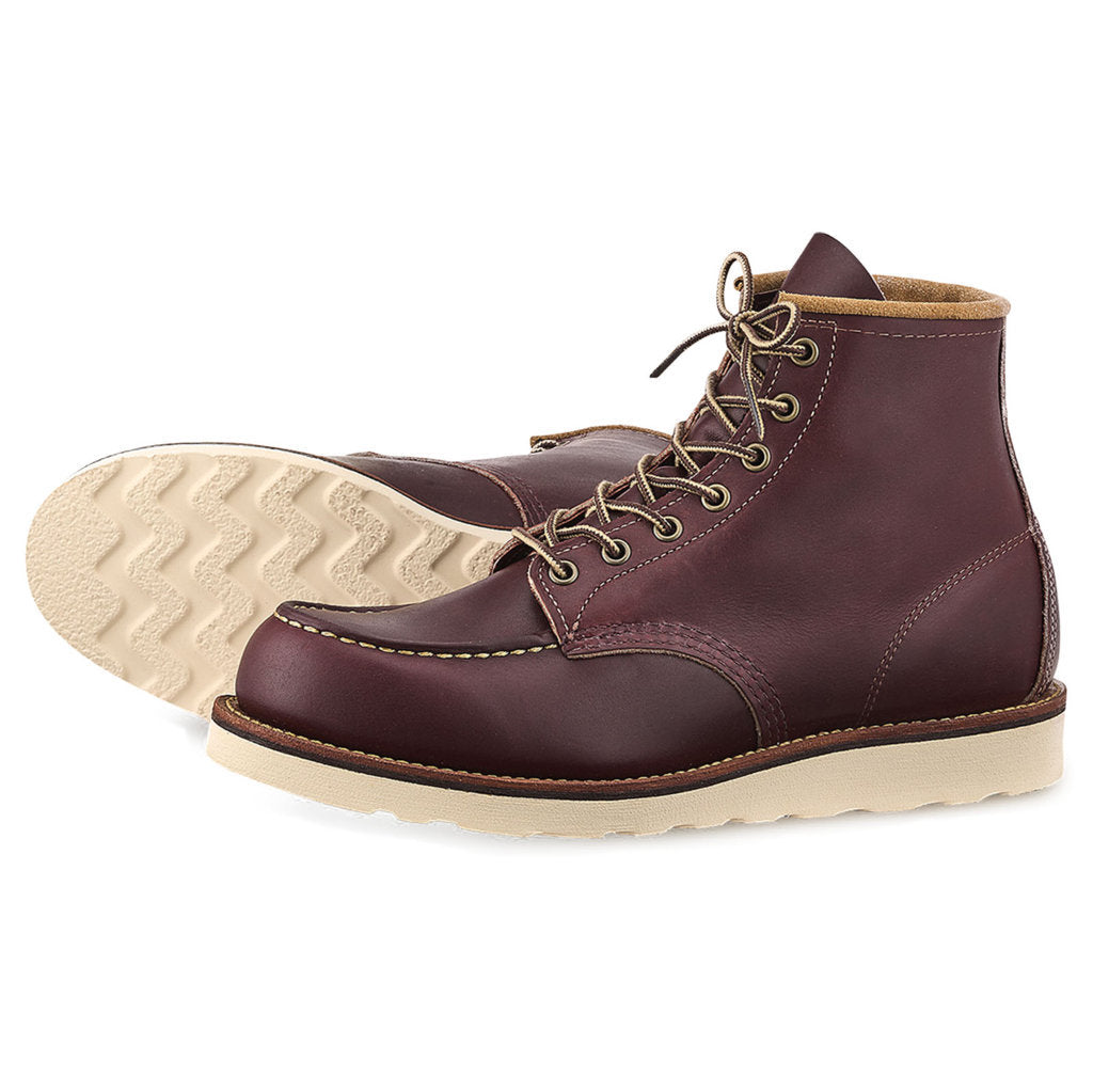 Red Wing 6" Moc Leather Mens Boots#color_oxblood