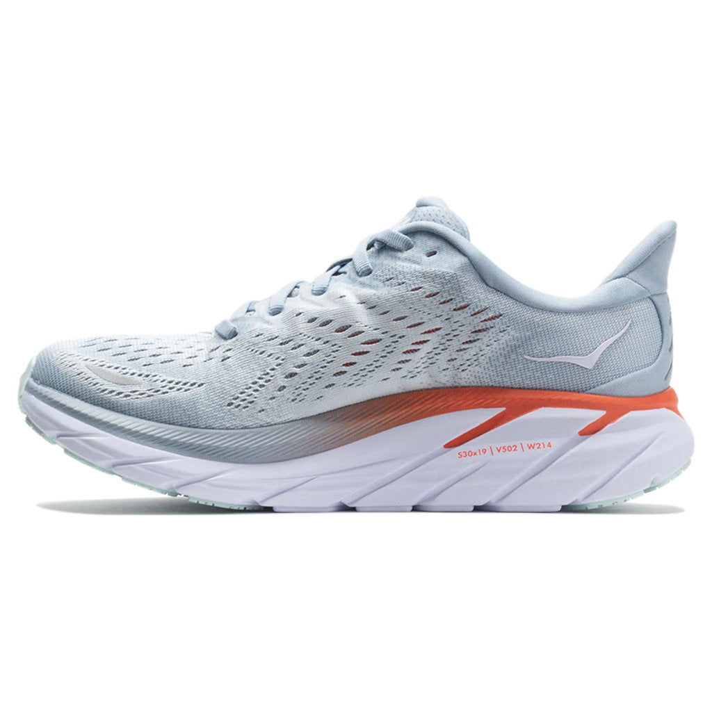 Hoka Clifton 8 Mesh Women's Running Shoes#color_blue fog plein air