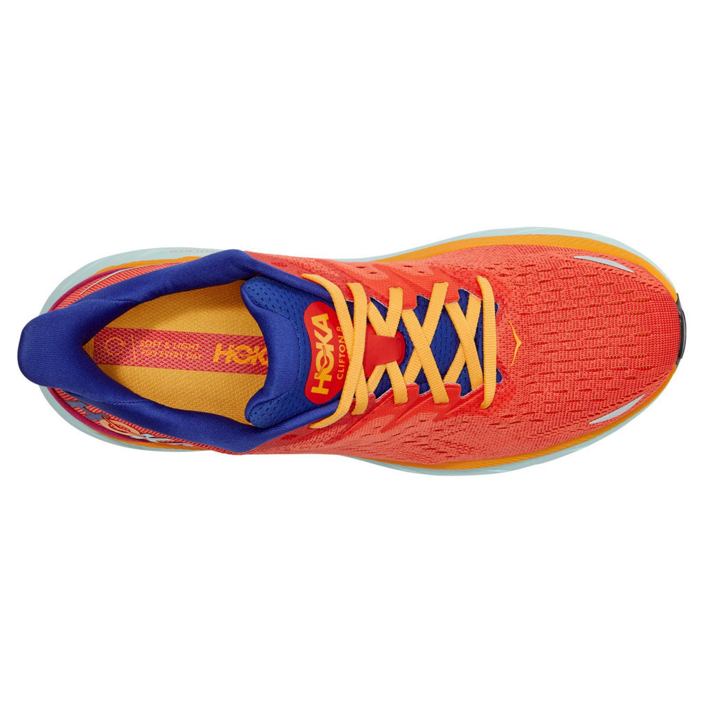 Hoka Clifton 8 Mesh Women's Running Shoes#color_fiesta bluing
