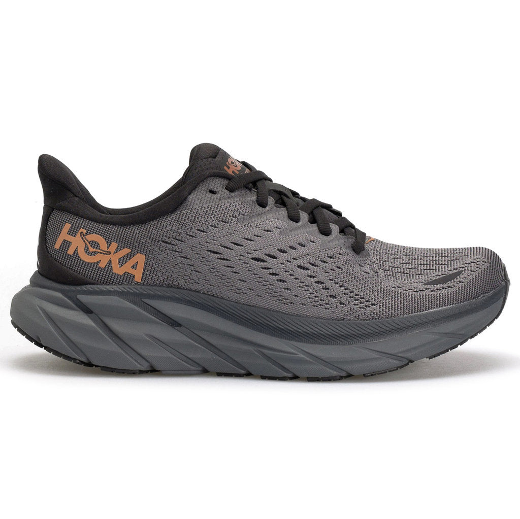 Hoka One One Clifton 8 Textile Womens Trainers#color_anthracite copper