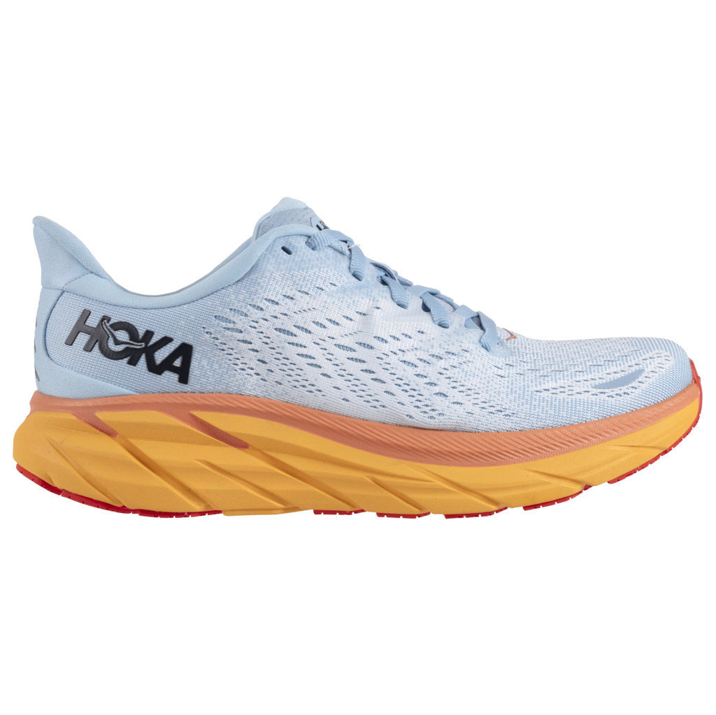 Hoka Clifton 8 Mesh Women's Running Shoes#color_summer song ice flow
