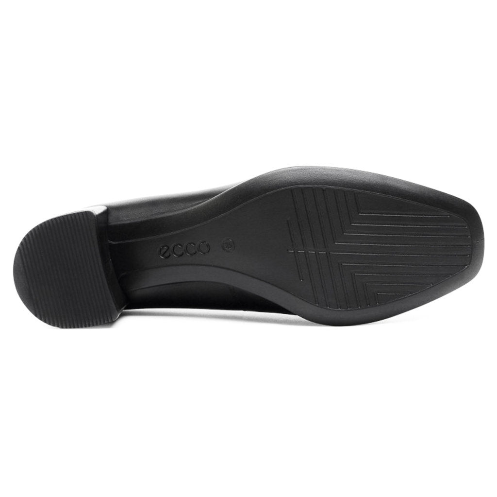 Ecco Shape Squared 35 Leather Womens Shoes#color_black