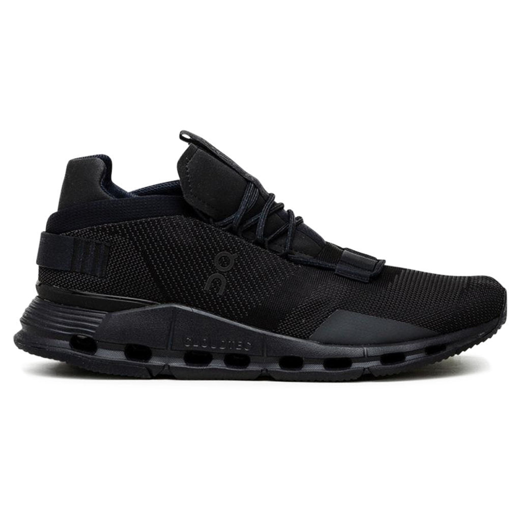 On Cloudnova Textile Men's Running Shoes#color_black eclipse