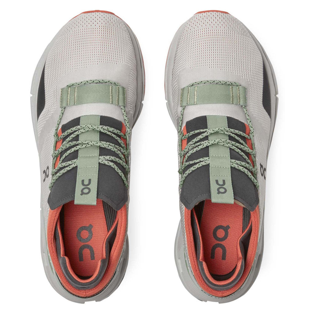 On Running Cloudnova Textile Men's Low-Top Trainers#color_silver orange