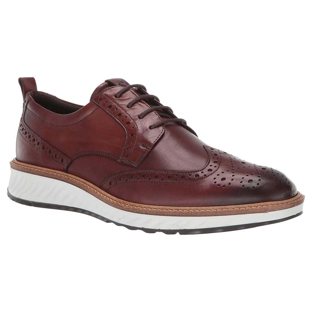 Ecco St 1 Hybrid 836424 Leather Mens Shoes#color_cognac