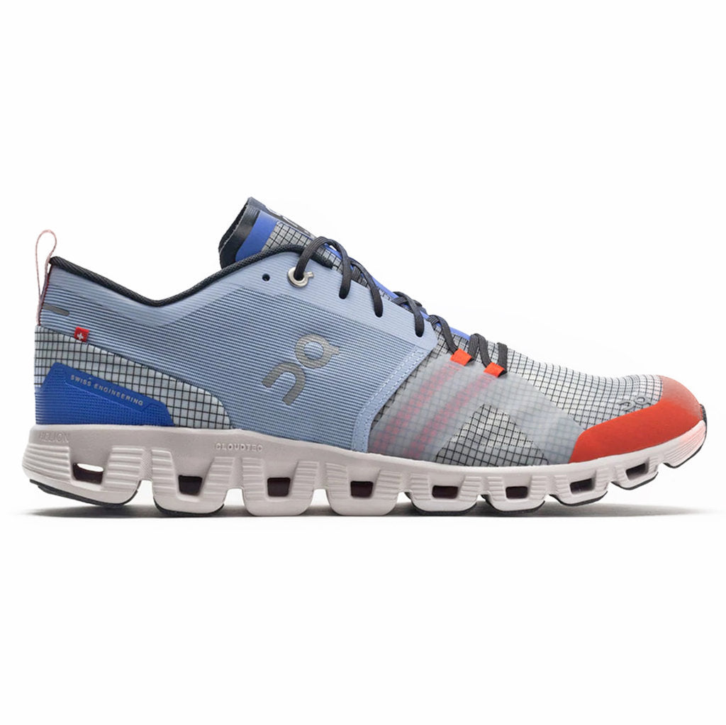 On Cloud X Shift Textile Men's Running Shoes#color_heather glacier