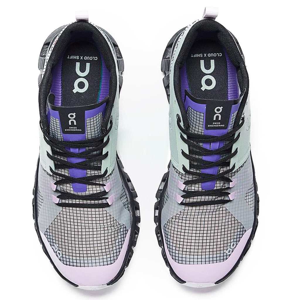 On Running Cloud X Shift Textile Synthetic Womens Trainers#color_surf vapor